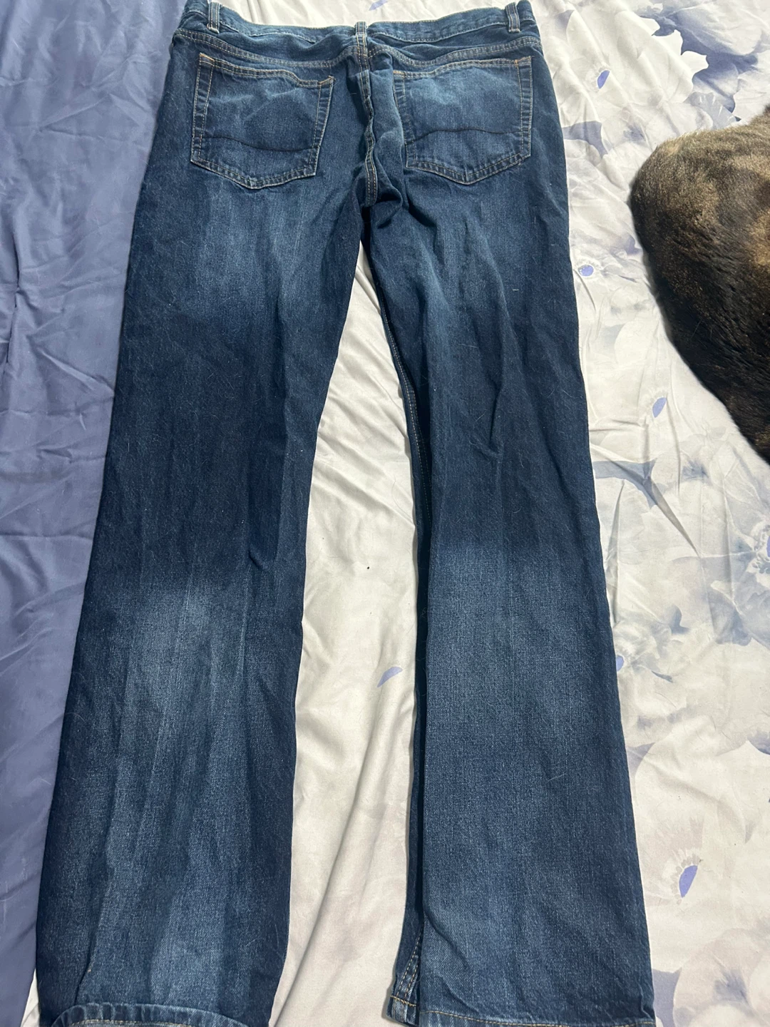 Dark blue men’s jeans - photo 2
