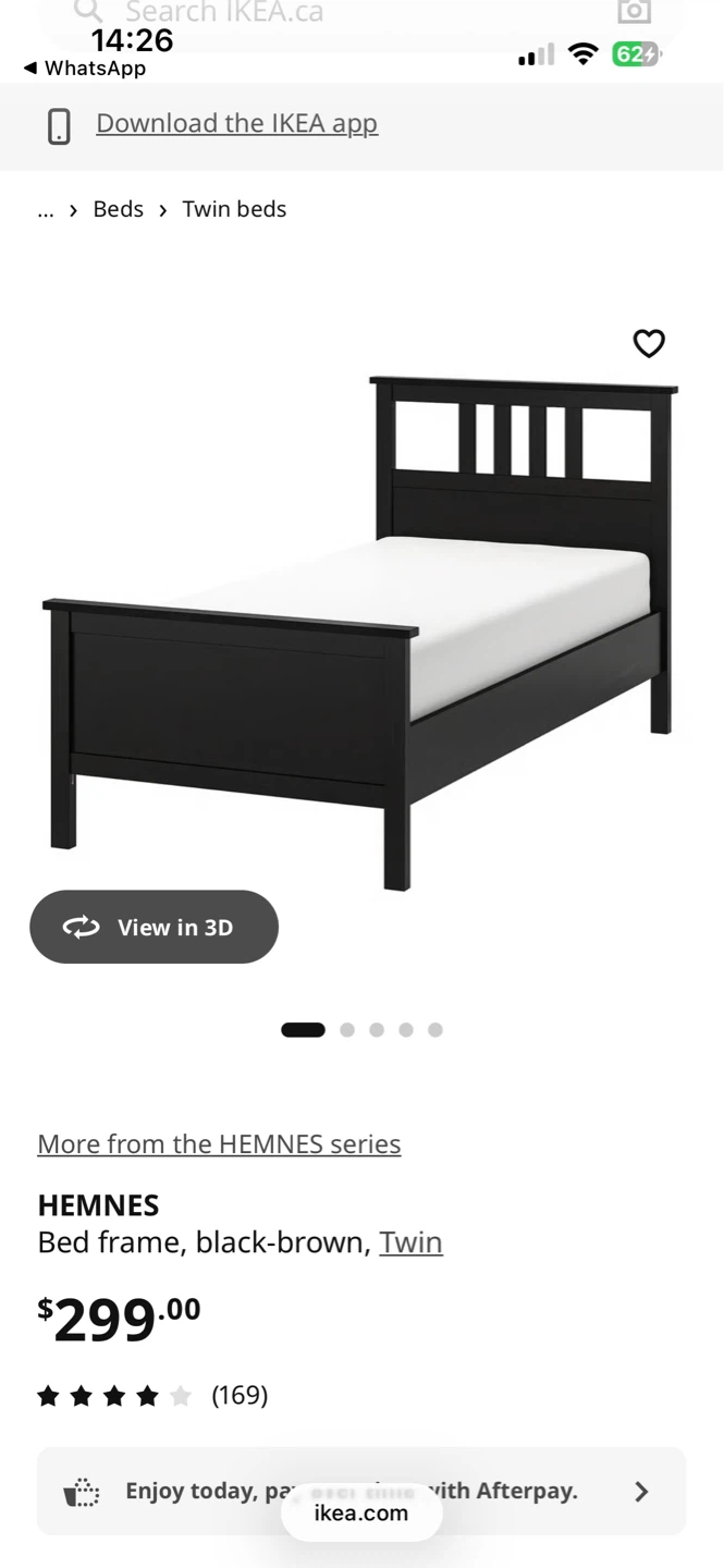 Free - twin bed frame with slats