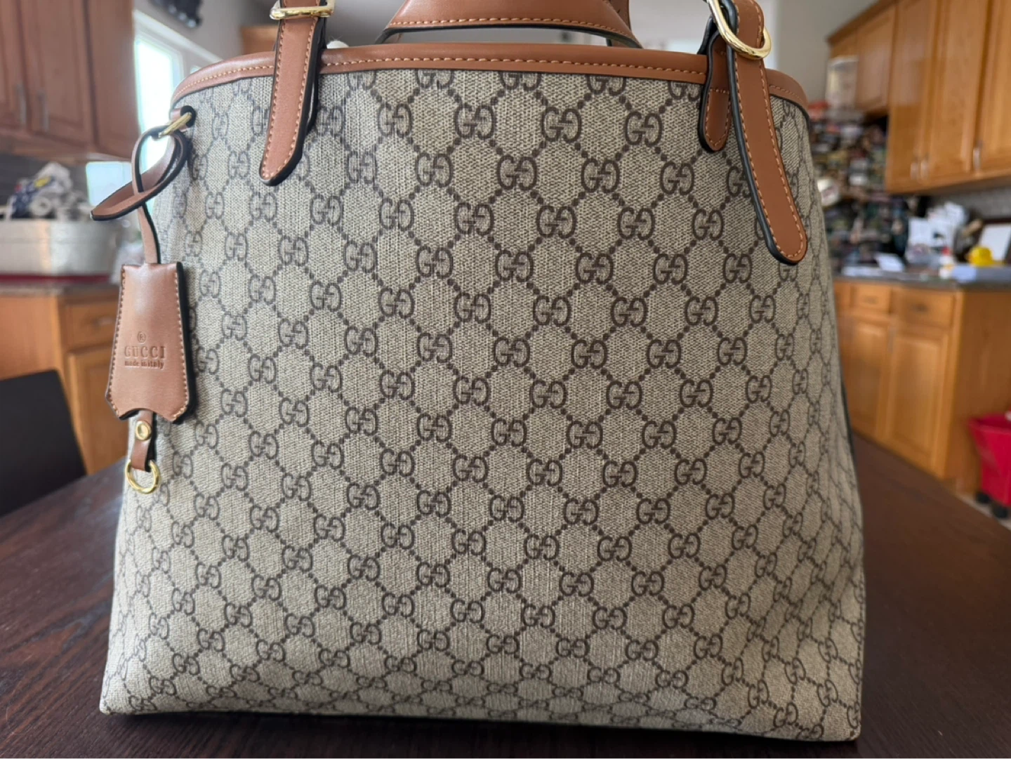 GG Supreme Canvas Tote Bag