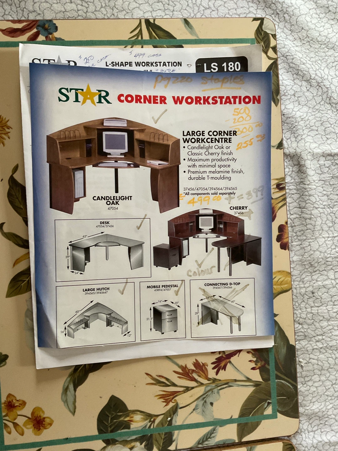 Star LS 180 L-Shape Corner Workstation