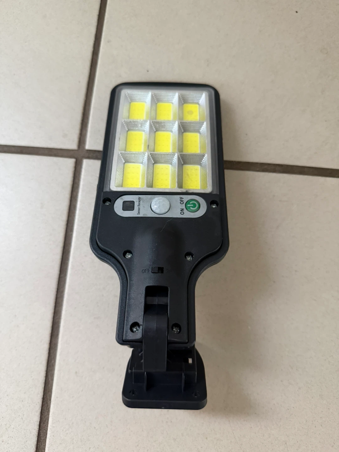 Solar Powered LED Security Light with Motion Sensor