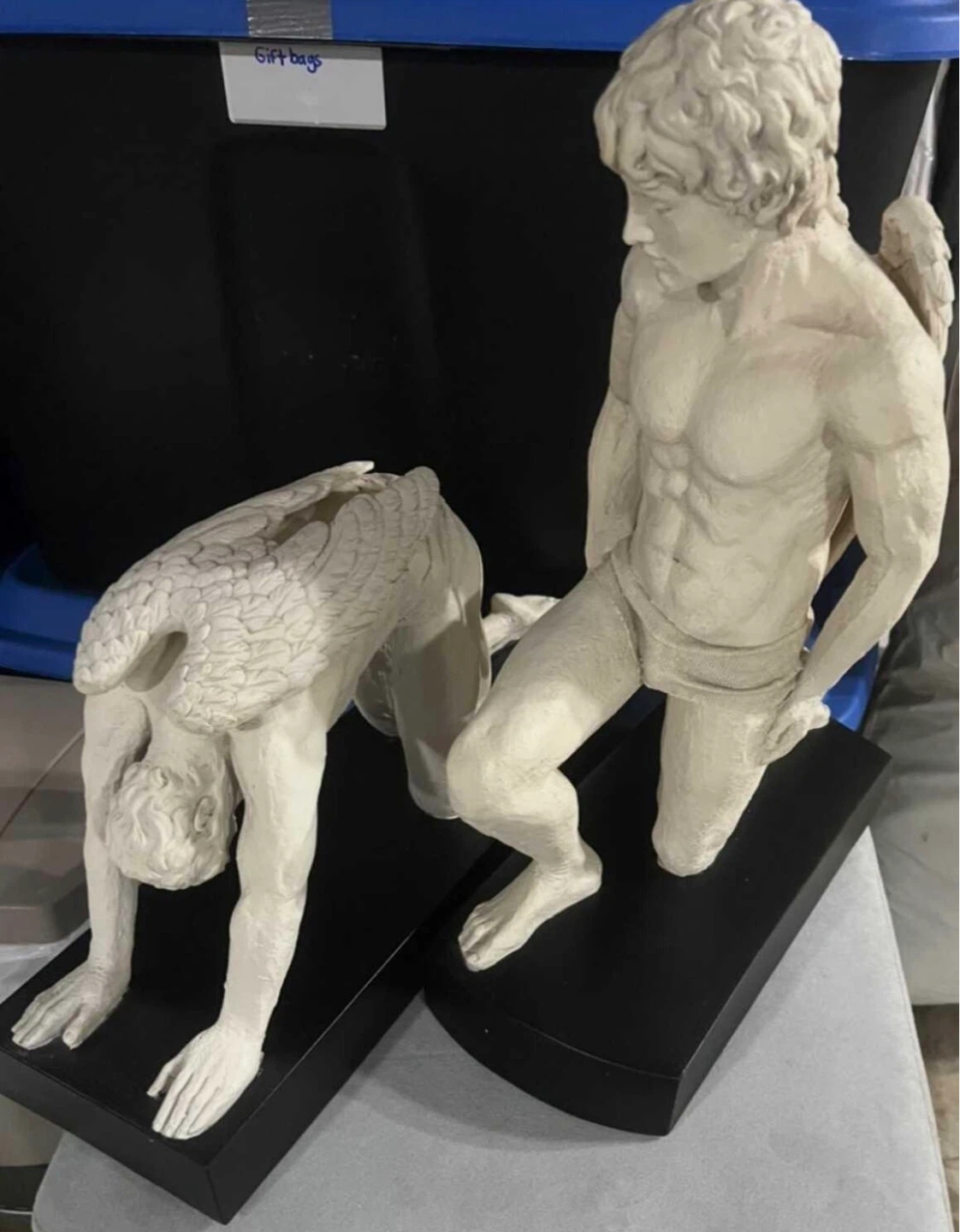 Decorative Angel Sculptures (Set of 2)