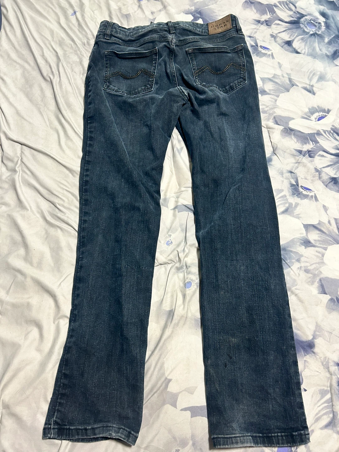 Men’s dark blue jeans - photo 2