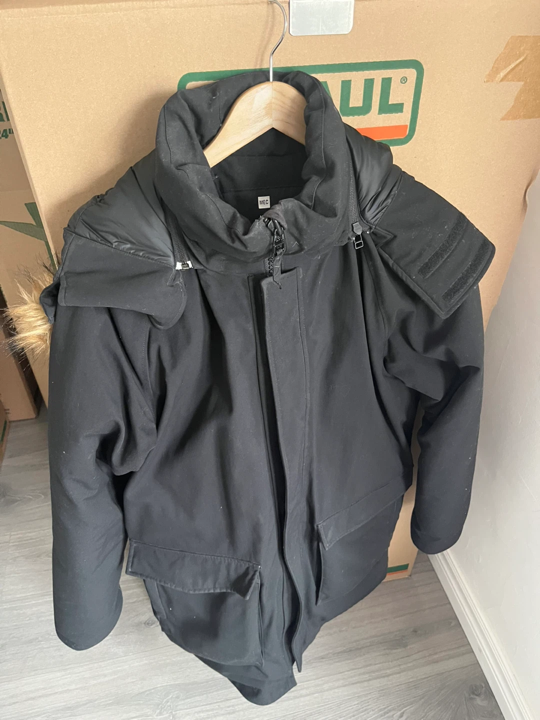 MEC Great Northern Down Parka - Black - Men's M