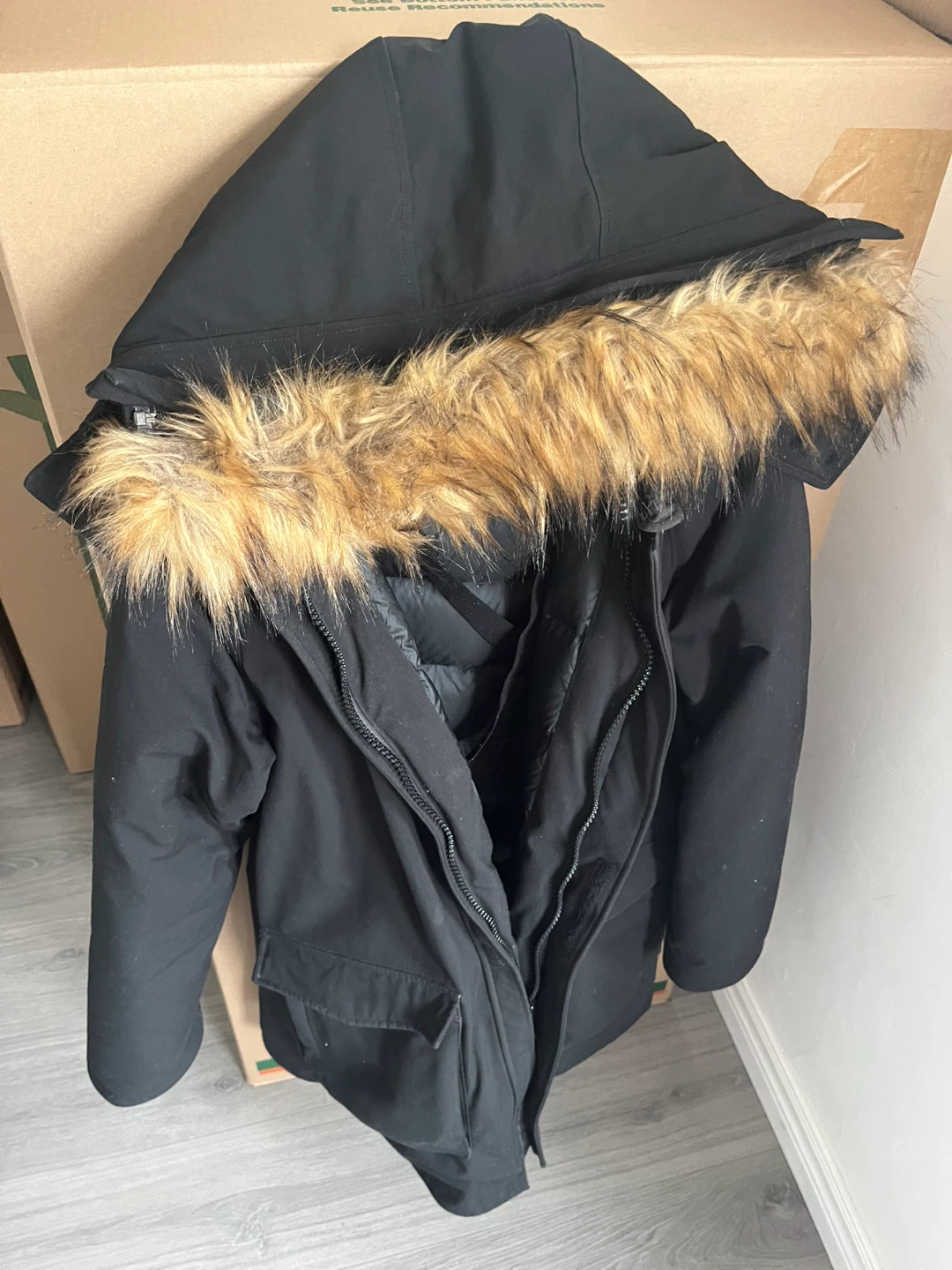 MEC Great Northern Down Parka - Black - Men's M - photo 2