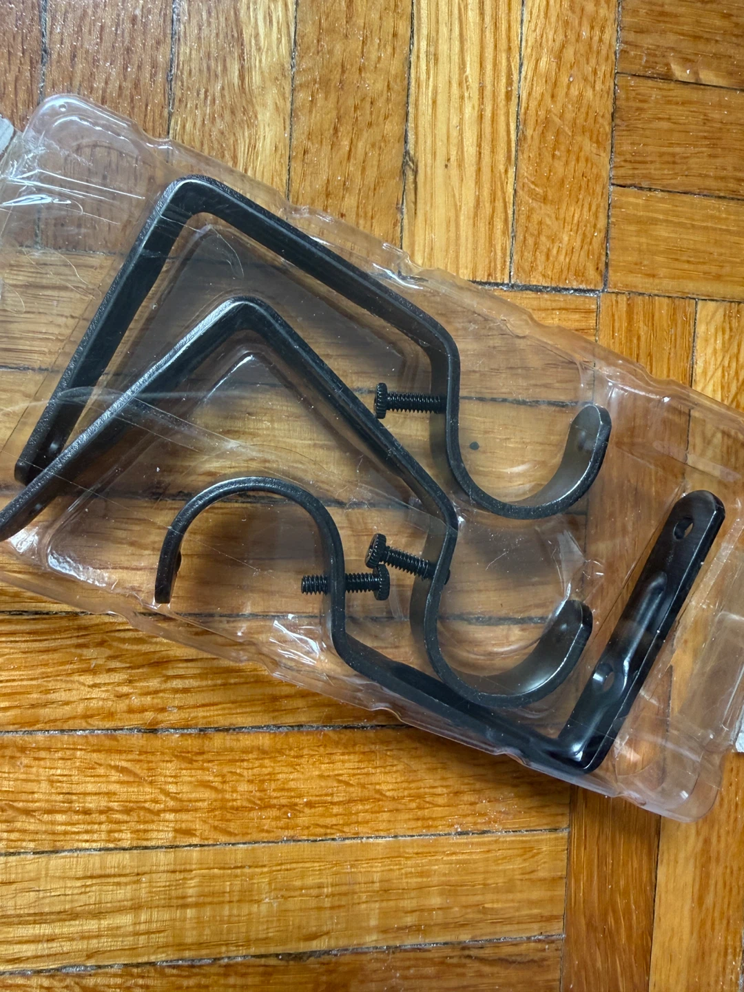 Curtain Rod Wall Bracket Hooks, Set of 3