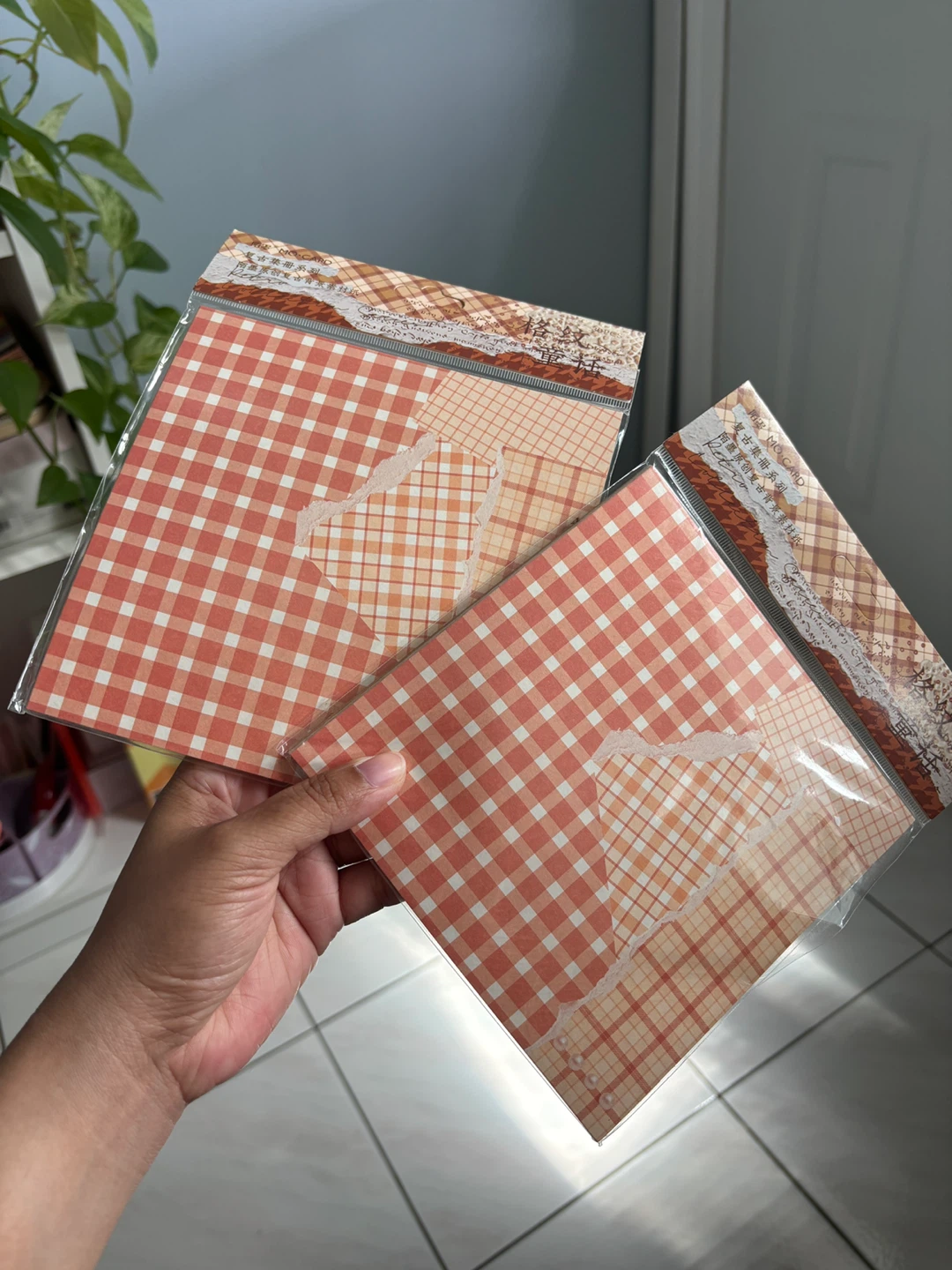 2 Sheets of Decorative Paper / scrapbook papers