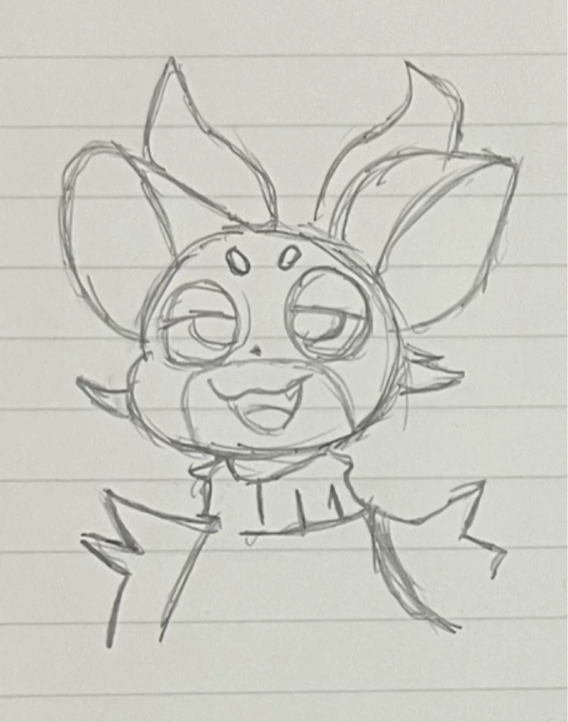 Hand-Drawn Cute Cartoon Characters Sketch