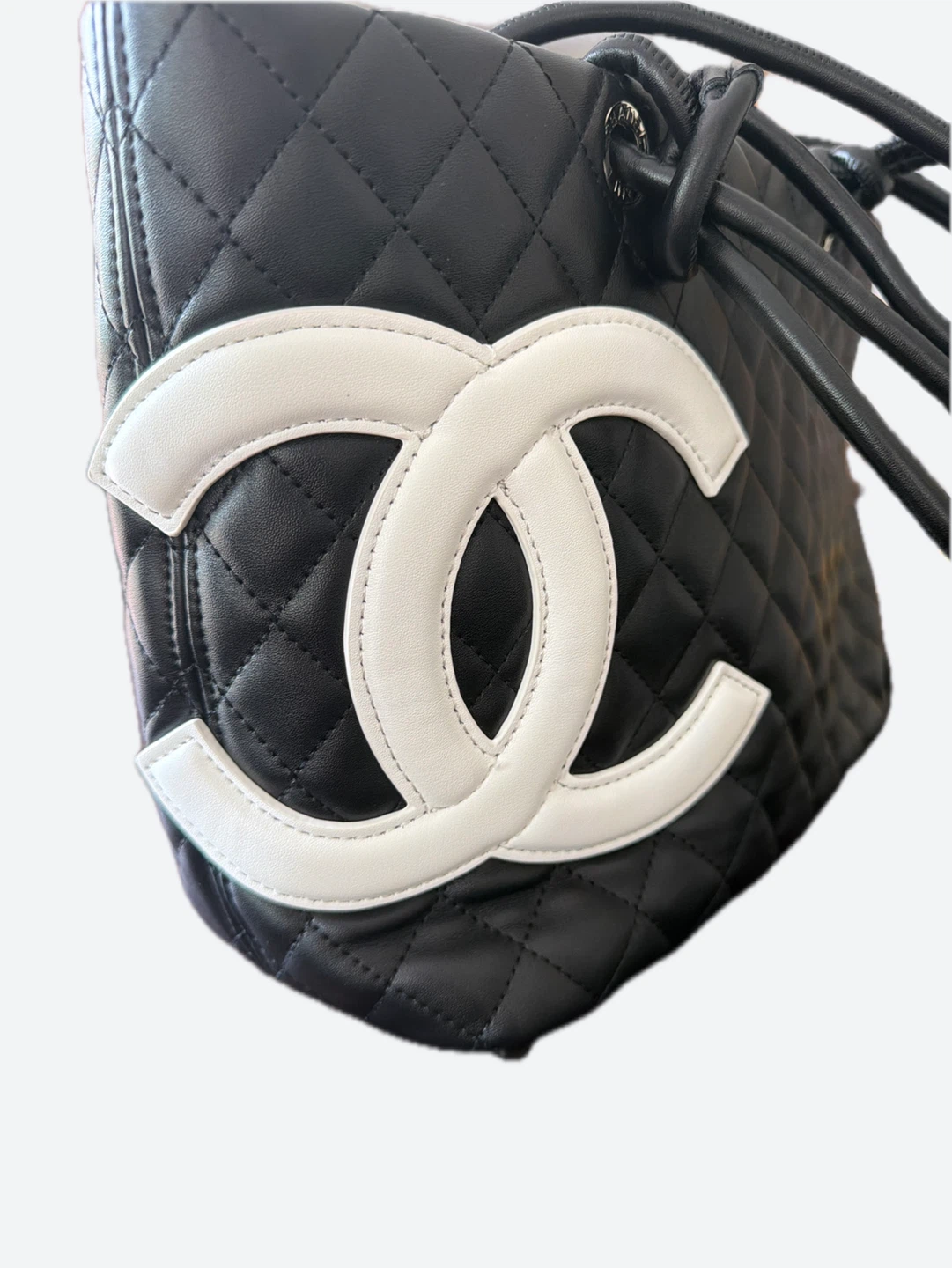 Soft Black Quilted Leather Tote Bag - photo 4