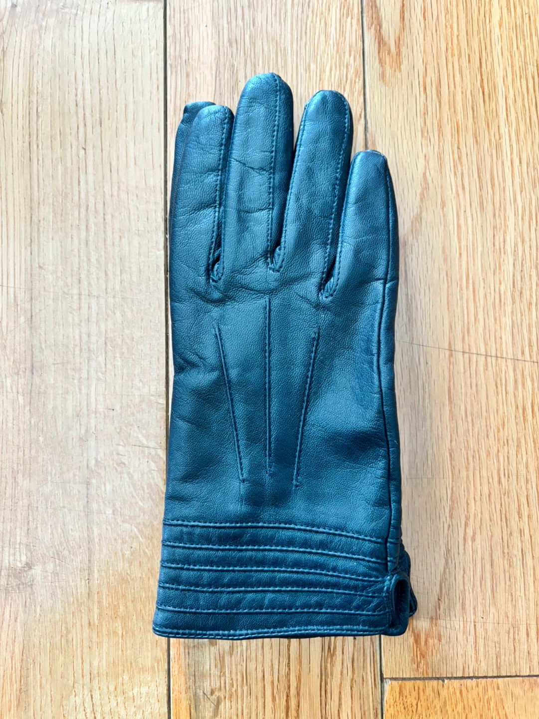 Ladies Black Leather Gloves (2 pairs) - photo 5