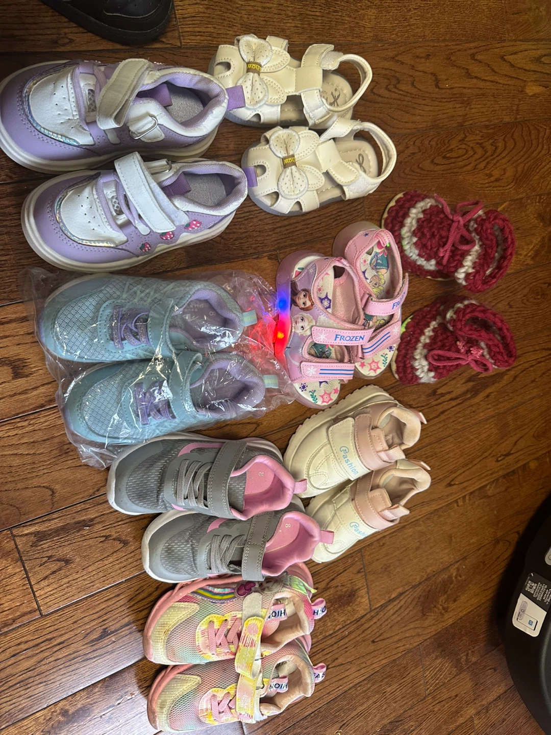 1.5yrs-2.5yrs Assorted Kids Shoes - Various Brands and Sizes