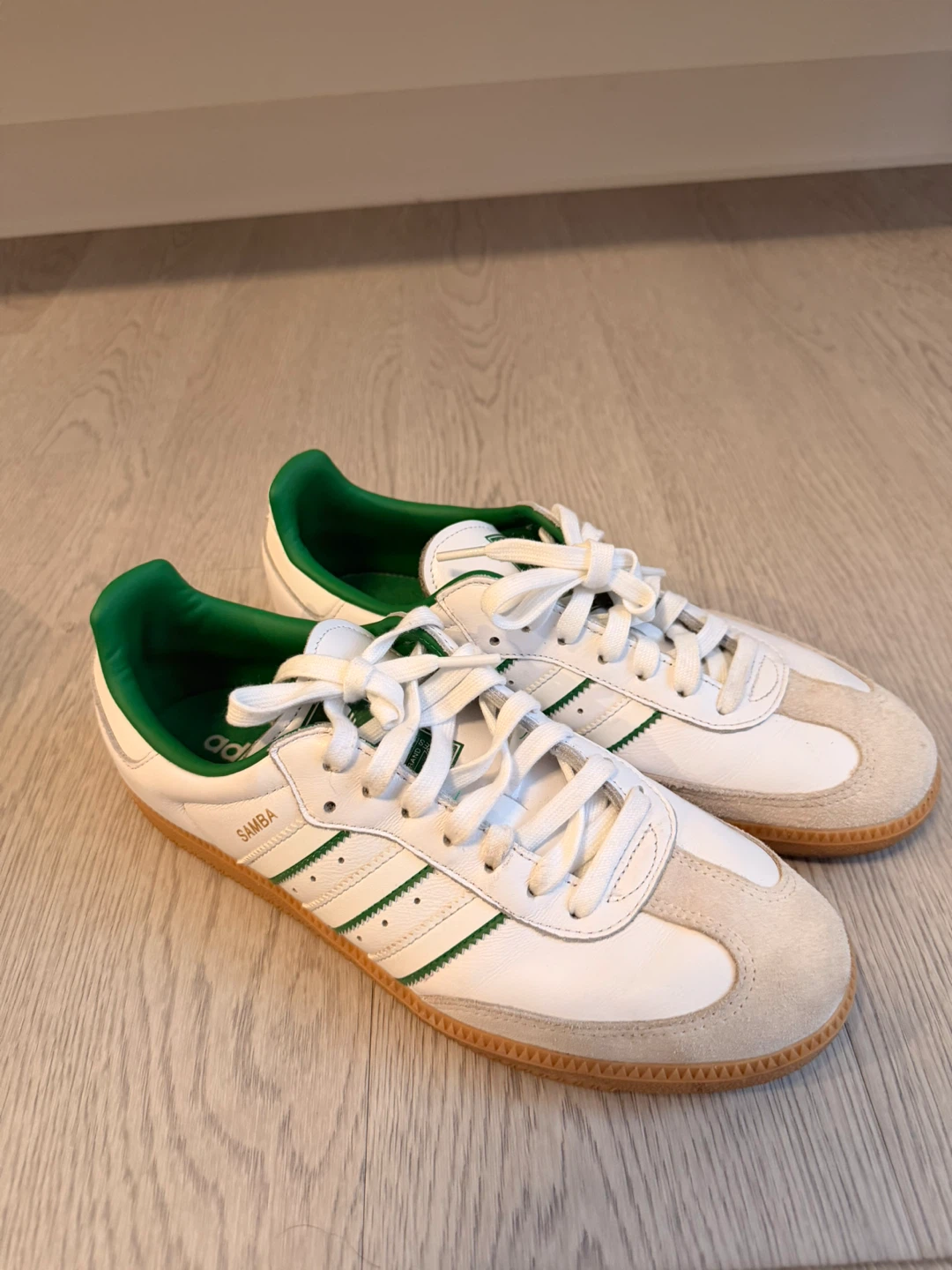 Adidas Samba White Green Sneakers