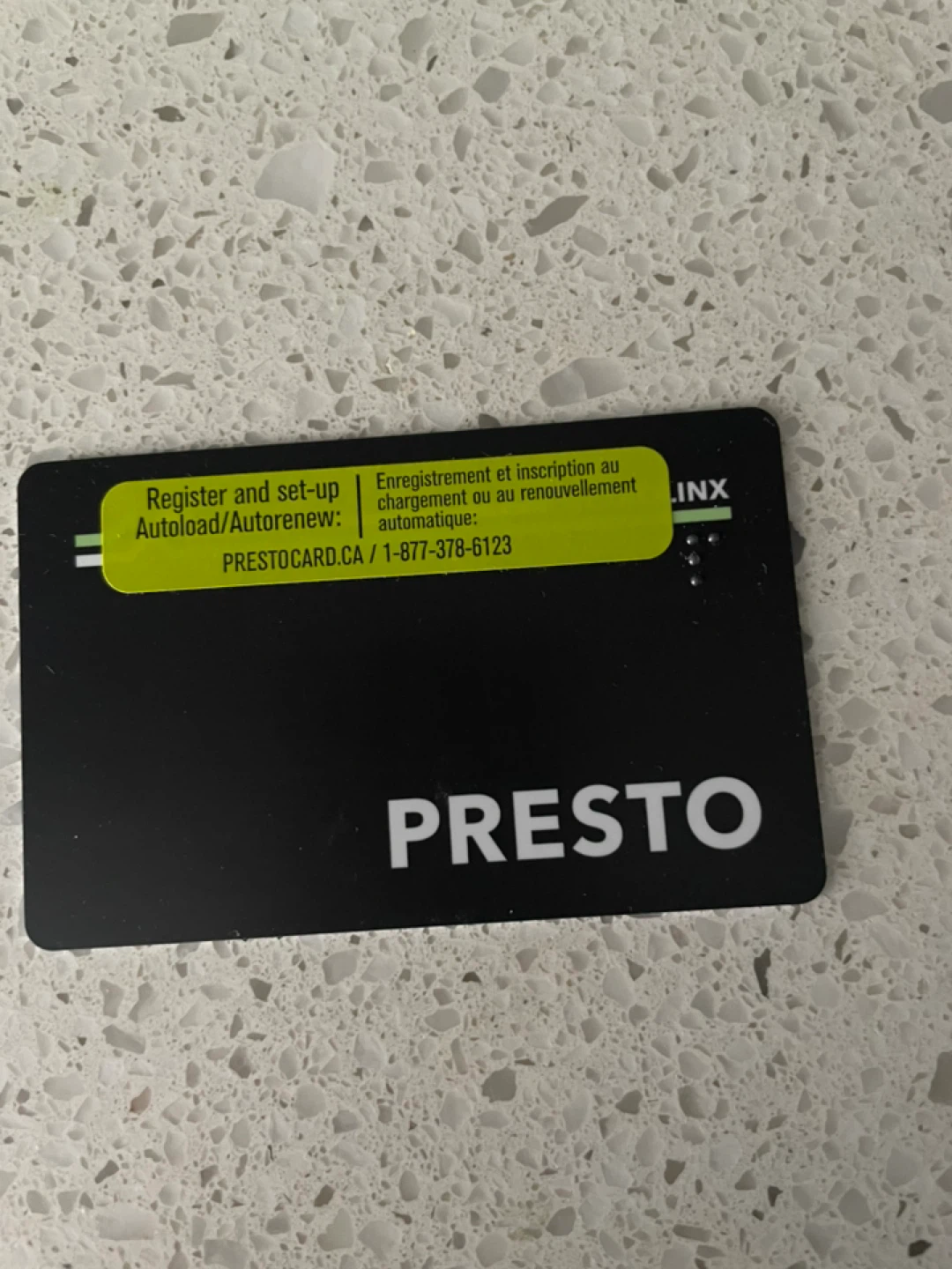 FREE Presto Card for TTC #freecycle