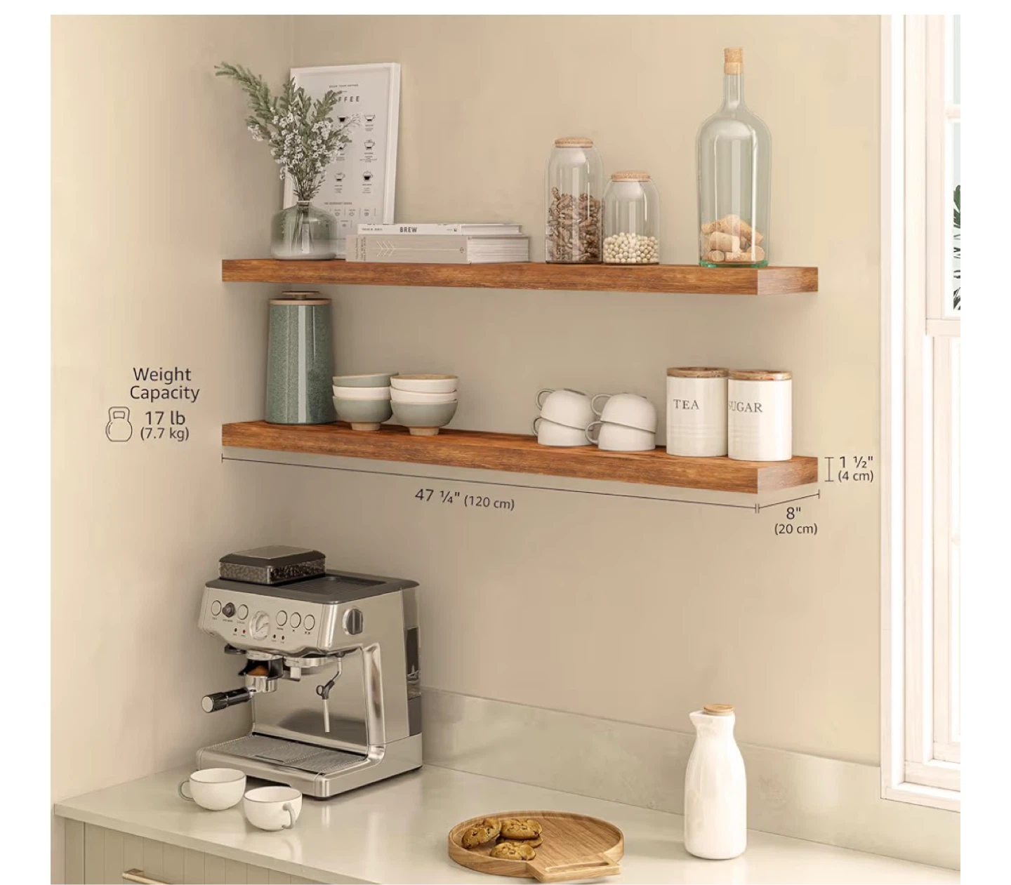 Floating Shelf Set - Wood Finish - photo 3