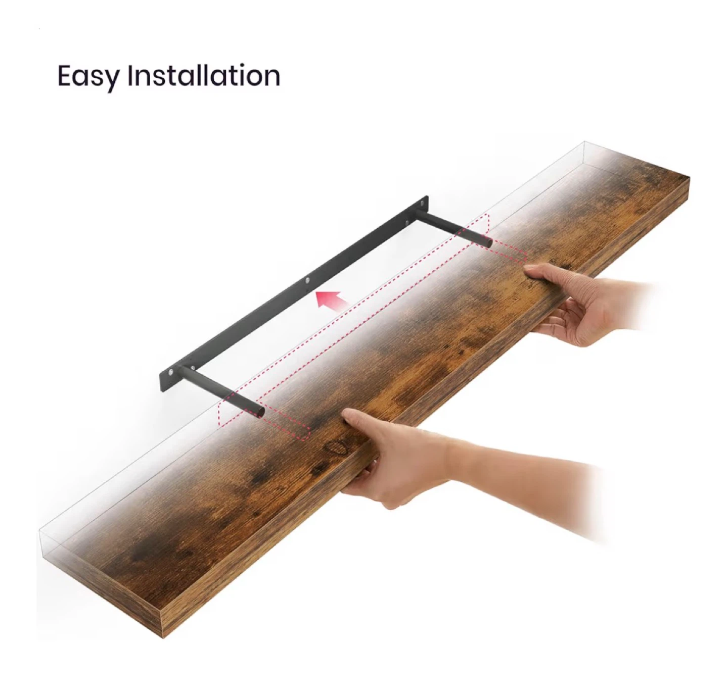 Floating Shelf Set - Wood Finish - photo 5