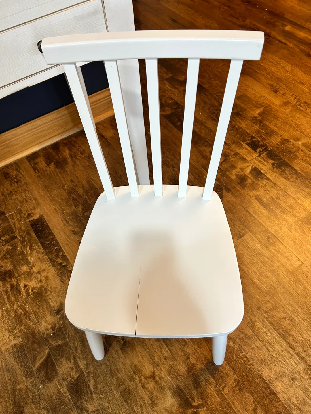 Kids Play Chair - White Wood crate & Barrel