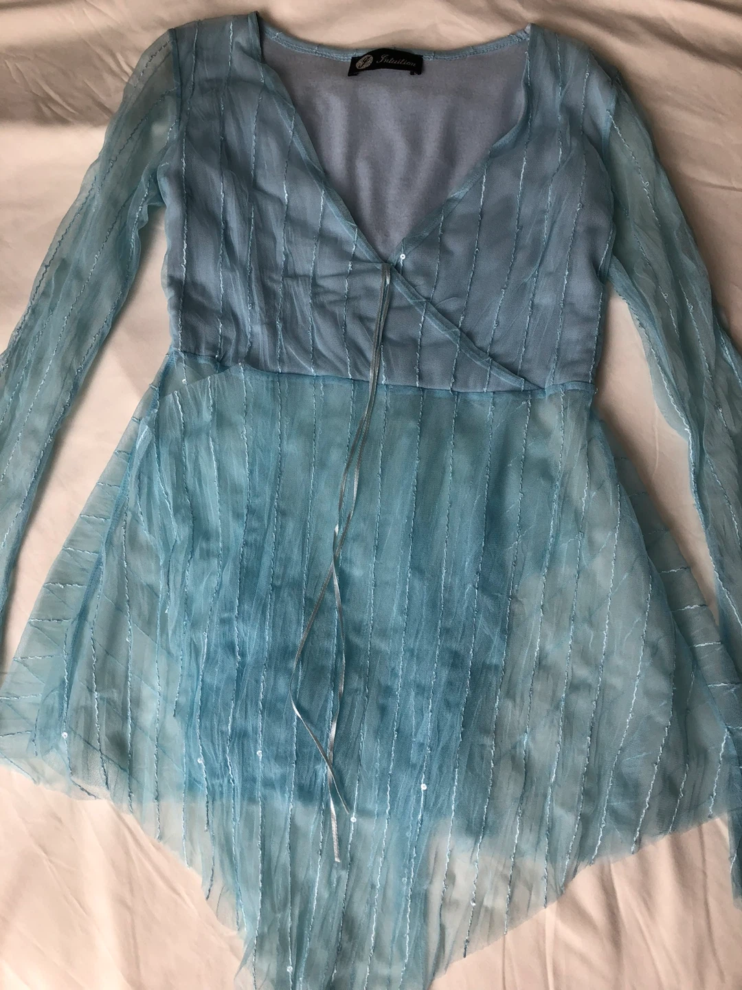 Blue Sheer Top - photo 3