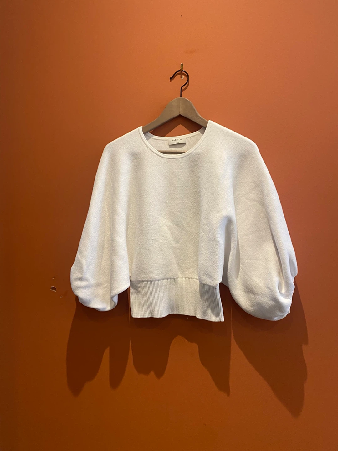 White Babaton Crewneck Sweater