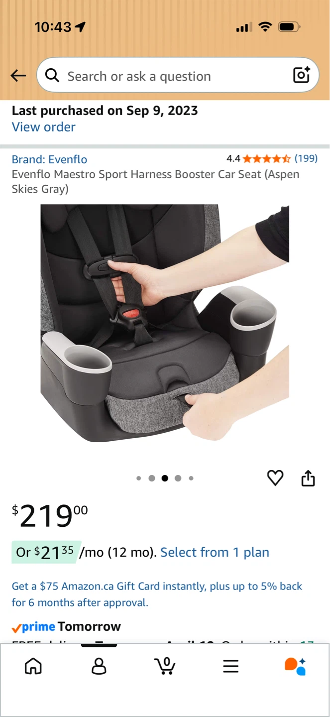 Evenflo Maestro Sport Harness Booster Car Seat - photo 3