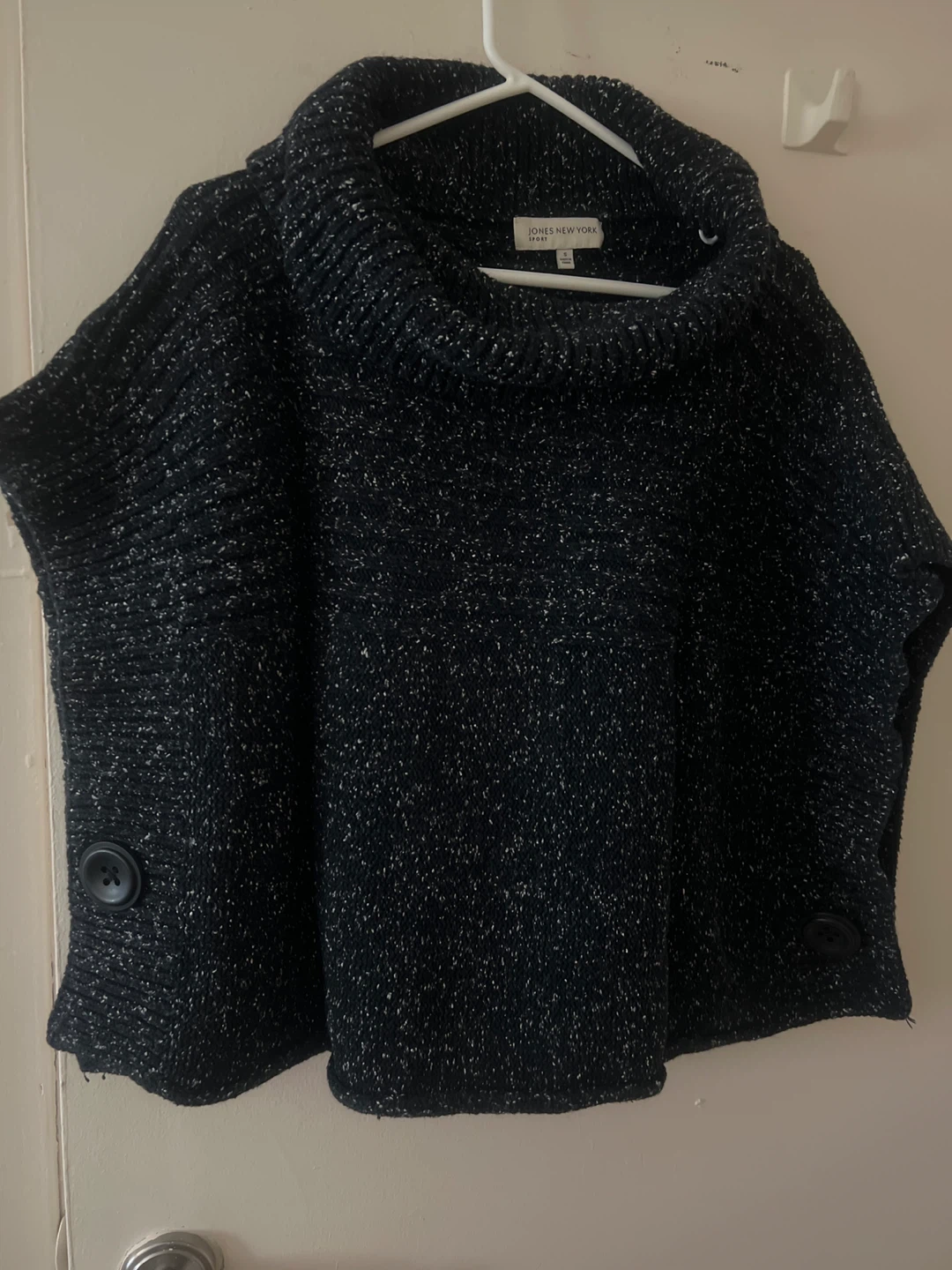 Jones New York Sport Women's Poncho Sweater