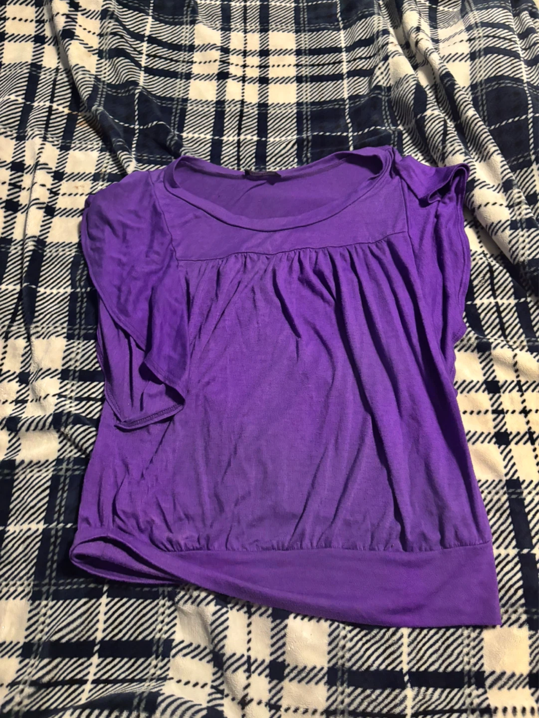 Purple Casual Top