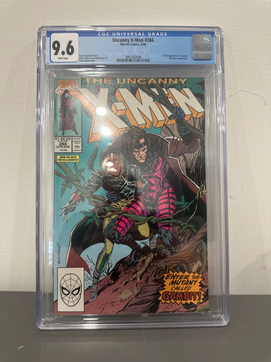 Uncanny X-Men #266 CGC 9.6 White Pages
