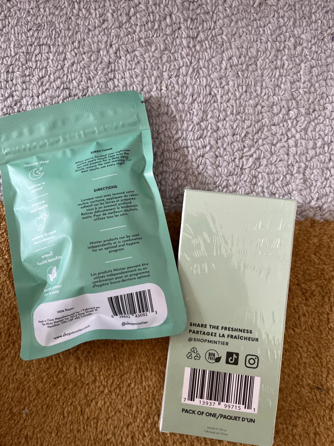 Mintier Mouth Tape & Tongue Cleaner Set - photo 2