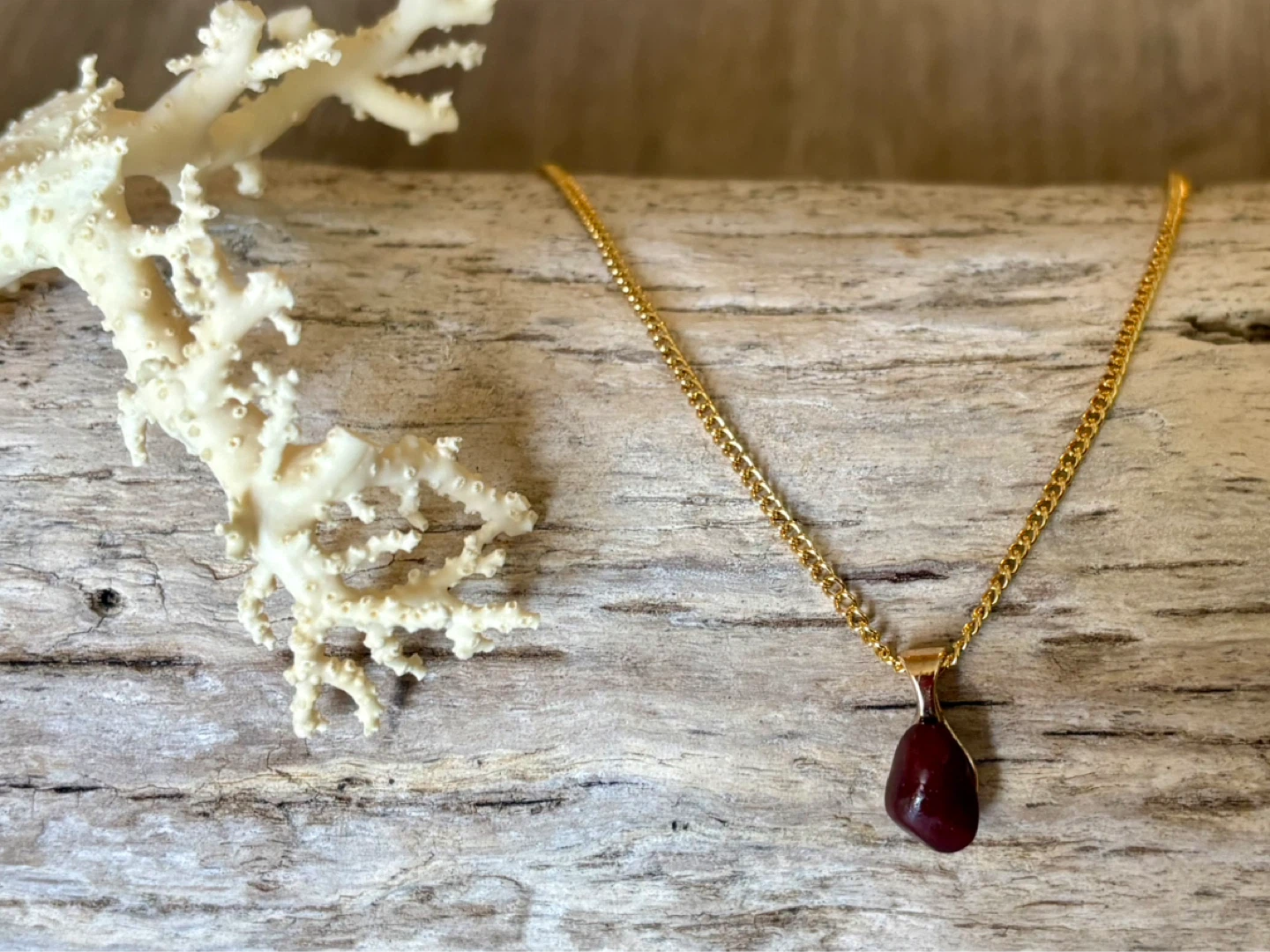 Precious Stone Necklace & Chain - photo 2