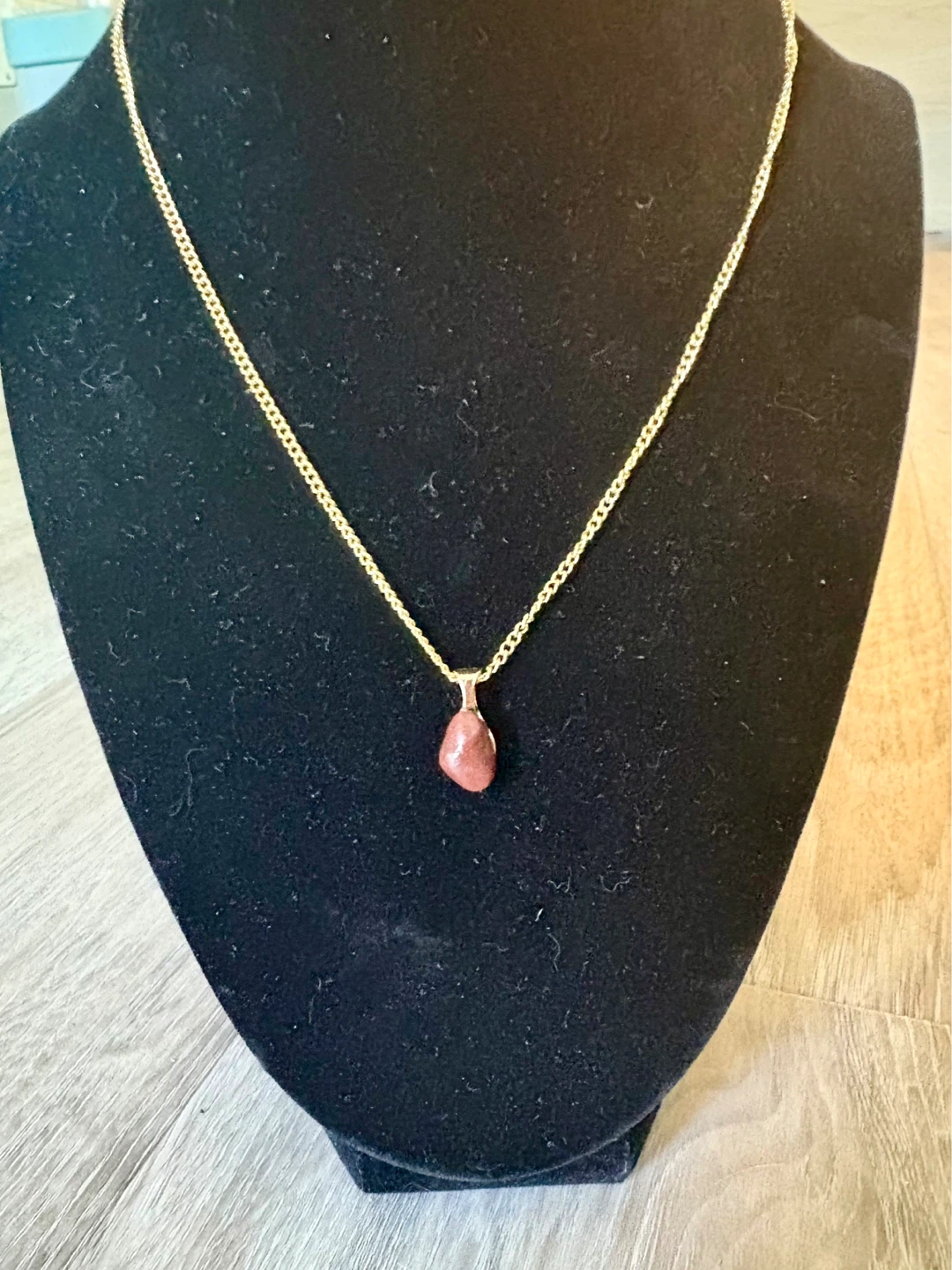 Precious Stone Necklace & Chain - photo 3