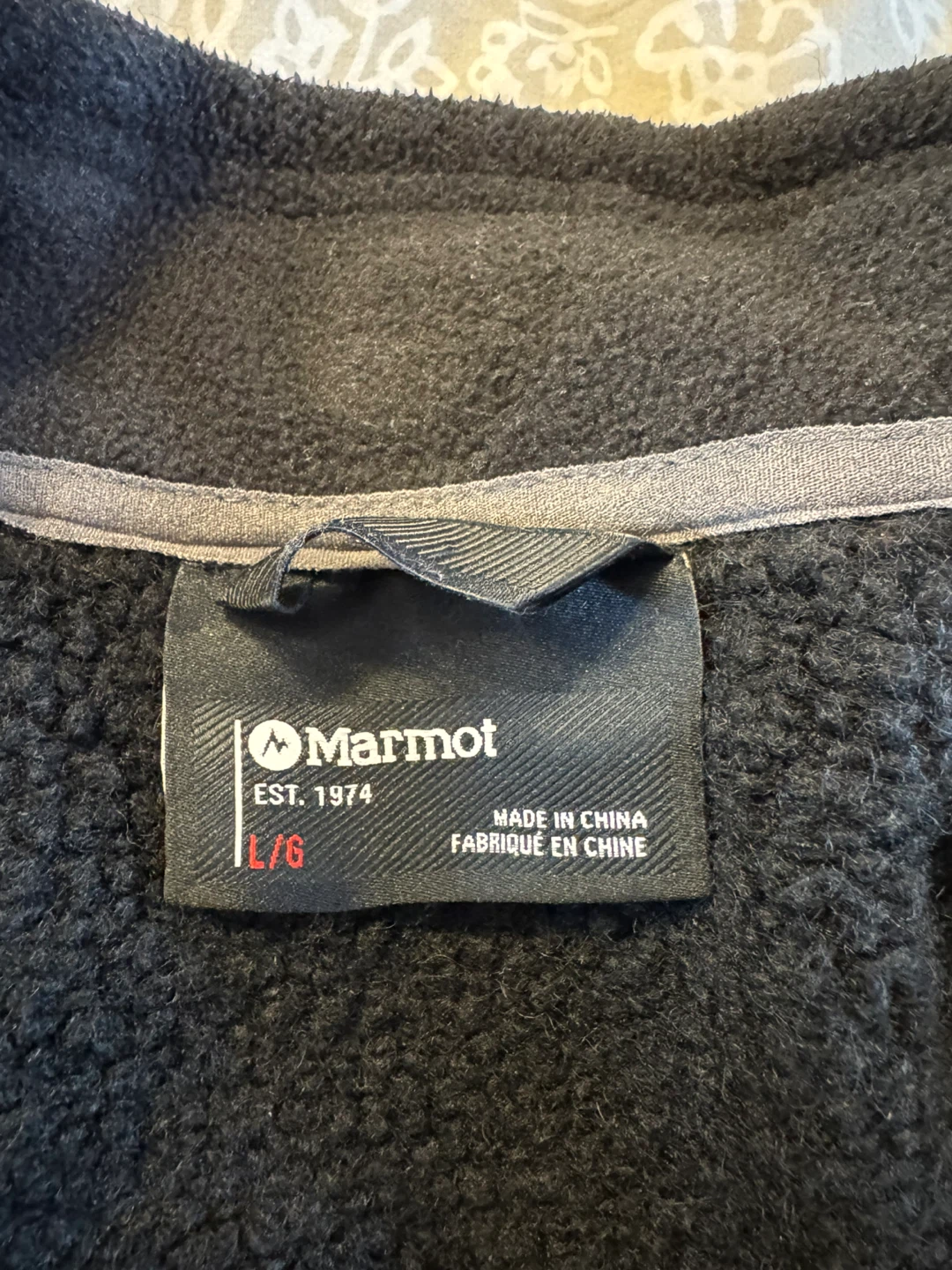 Marmot Black Fleece Jacket - Size L/G - photo 4