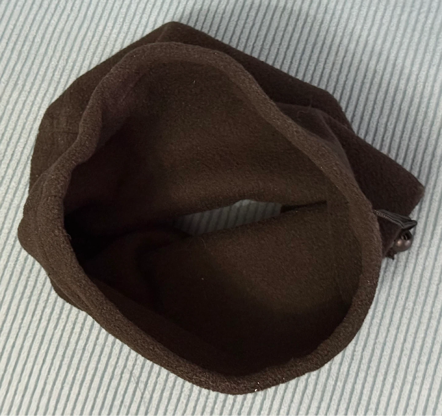 Black Cotton Neck/Face Warmer or Circle Scarf - photo 3