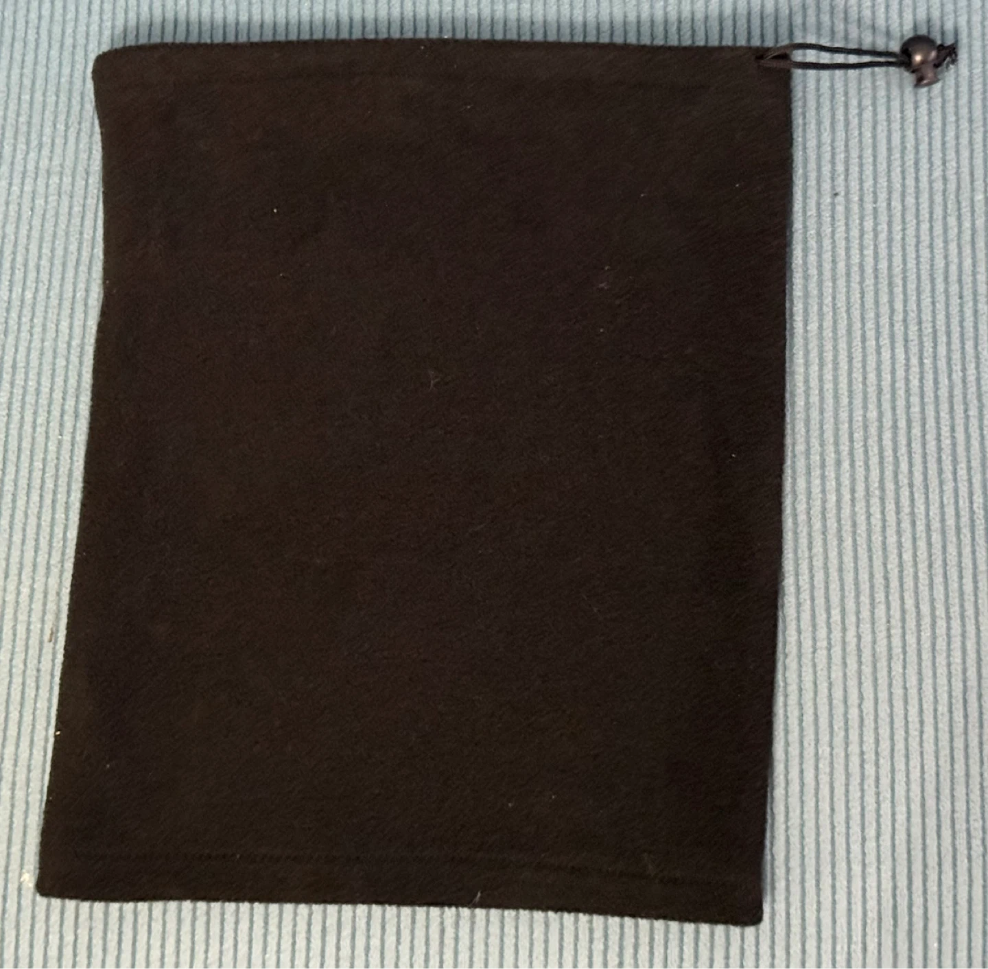 Black Cotton Neck/Face Warmer or Circle Scarf - photo 2