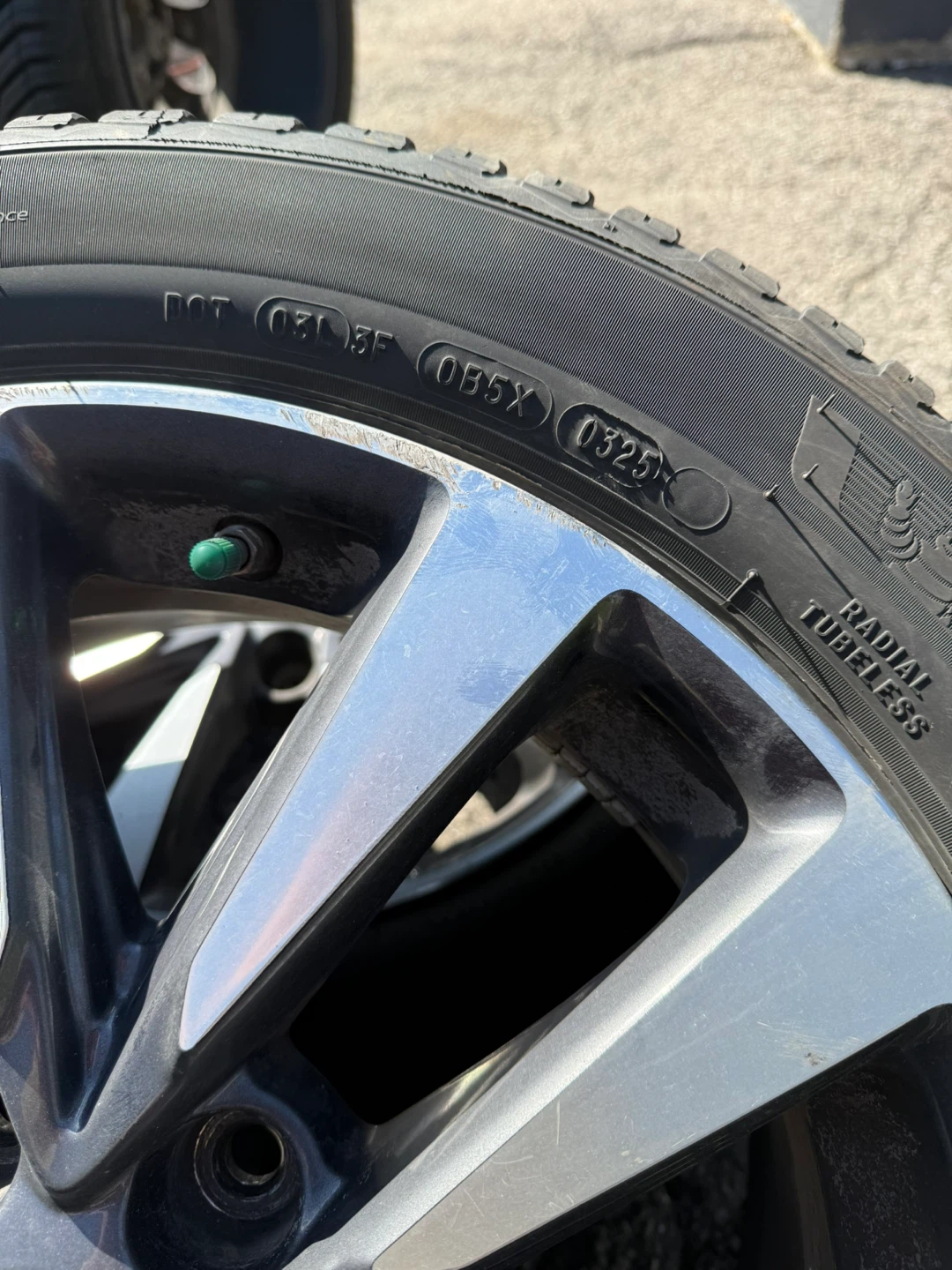 Set of 4 Michelin Cross Climate Tires with Nissan Rims - photo 3