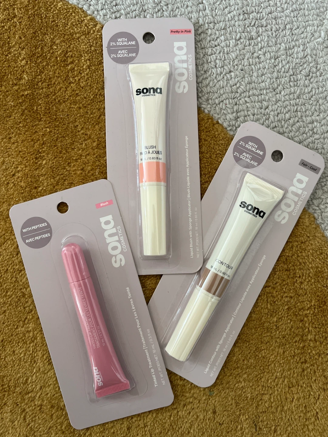 Sona Cosmetics Liquid Blush, Contour & Lip Treatment
