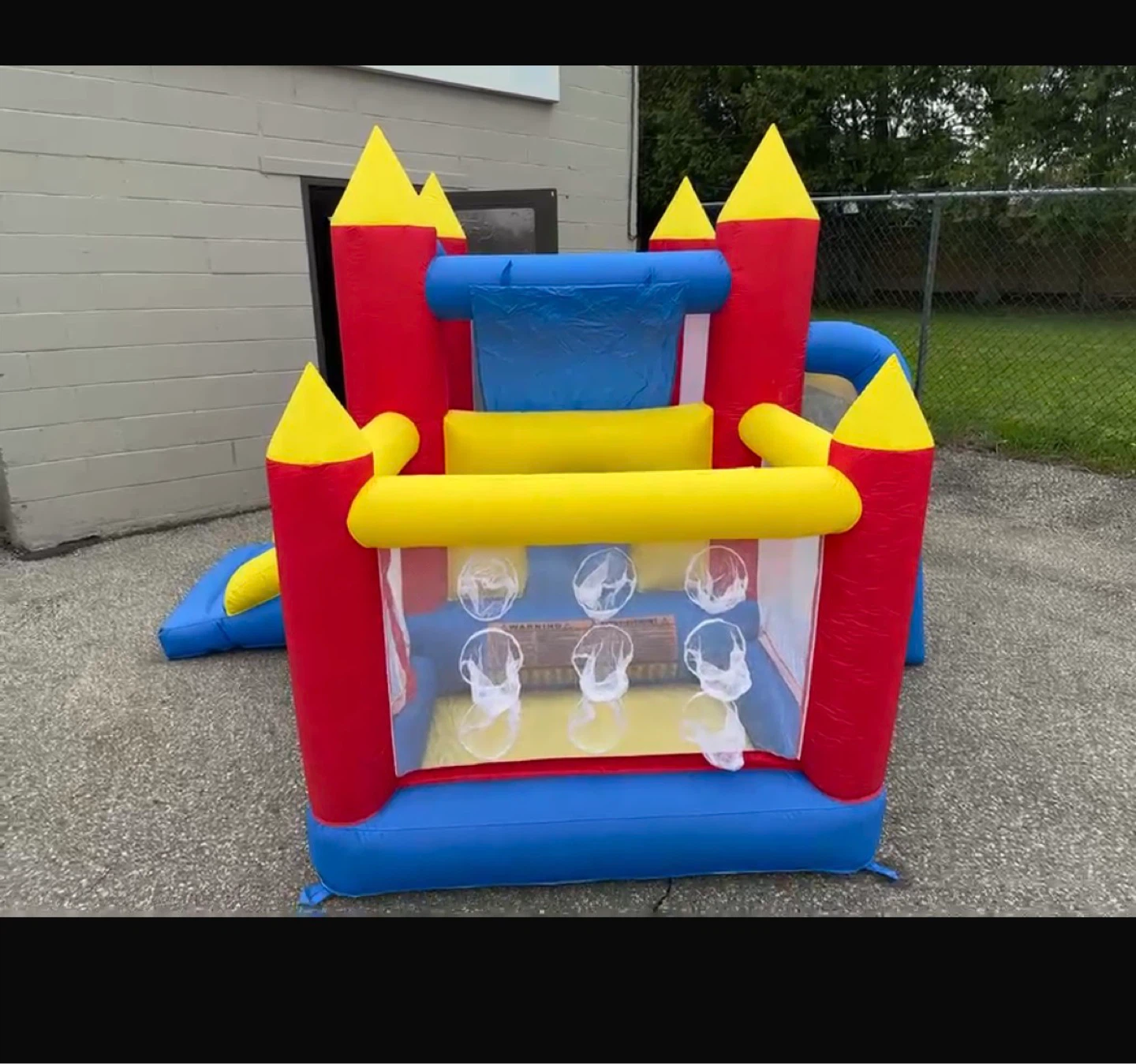 Kids Inflatable Bounce House Castle with Slide - photo 4
