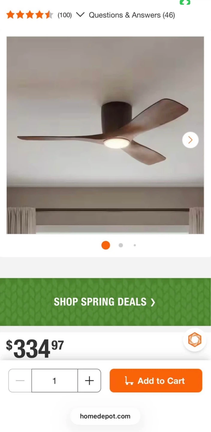 Kichler Volos LED 48" Ceiling Fan - photo 4