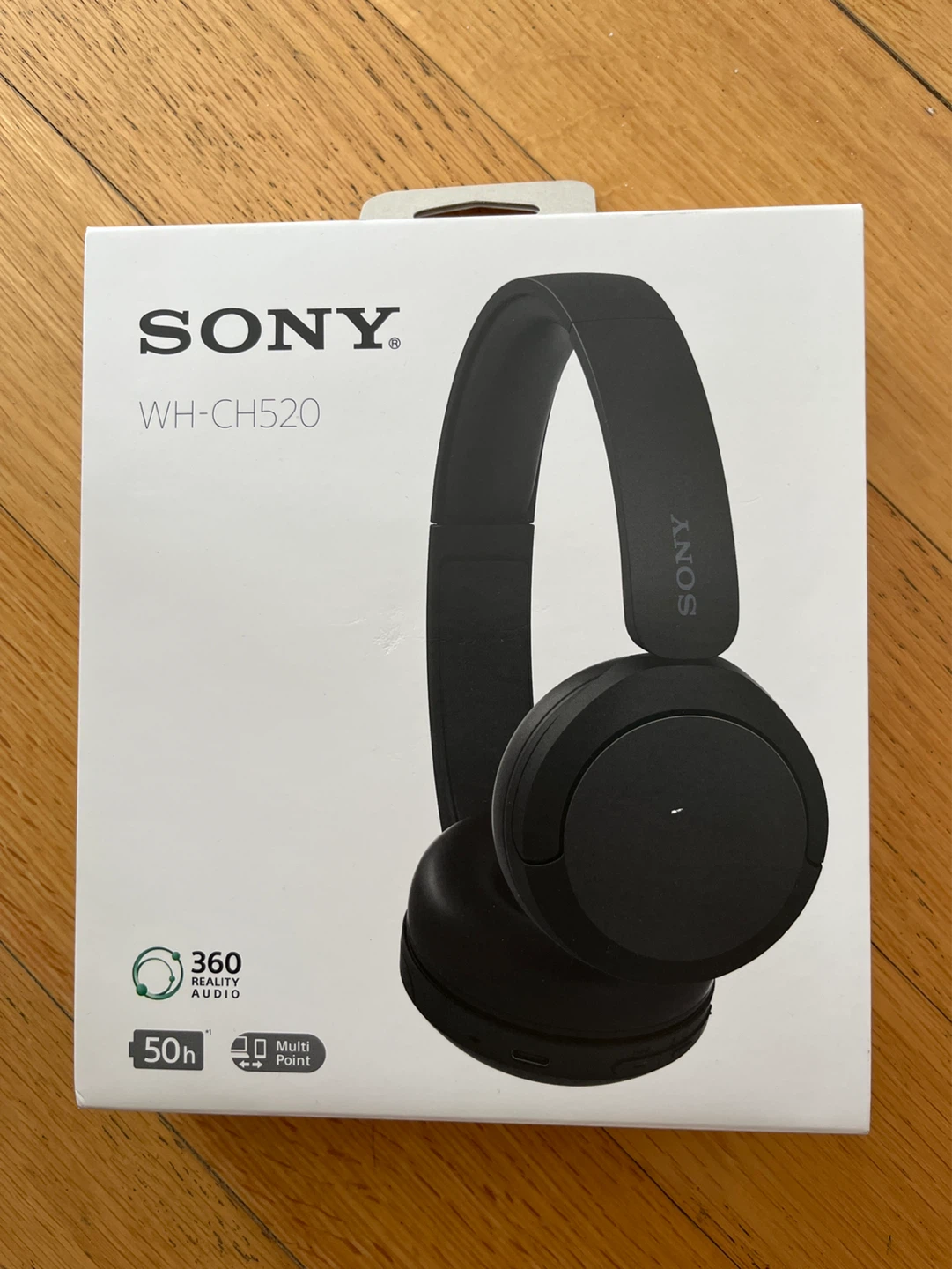 Sony WH-CH520 Wireless On-Ear Headphones - Black