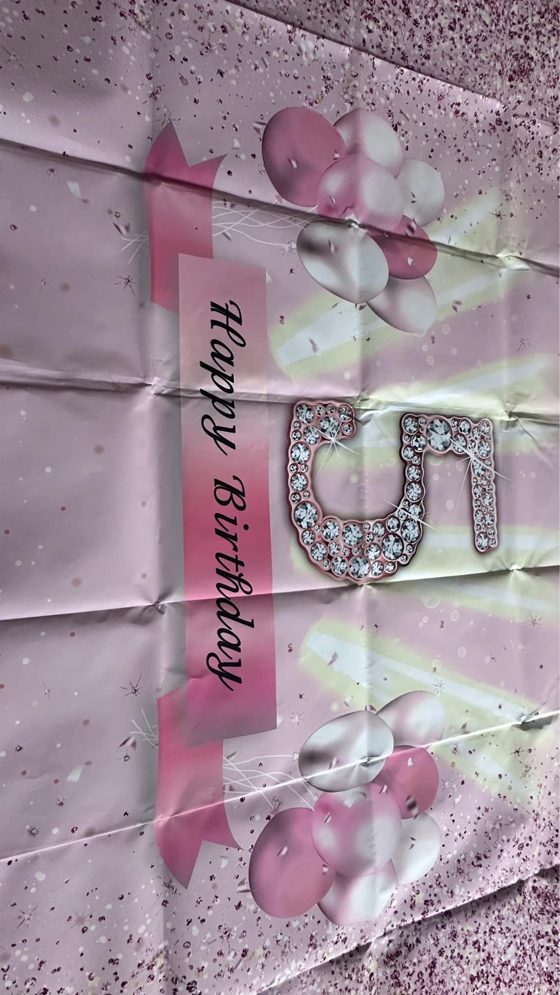 Happy Birthday Banner - Pink - photo 3