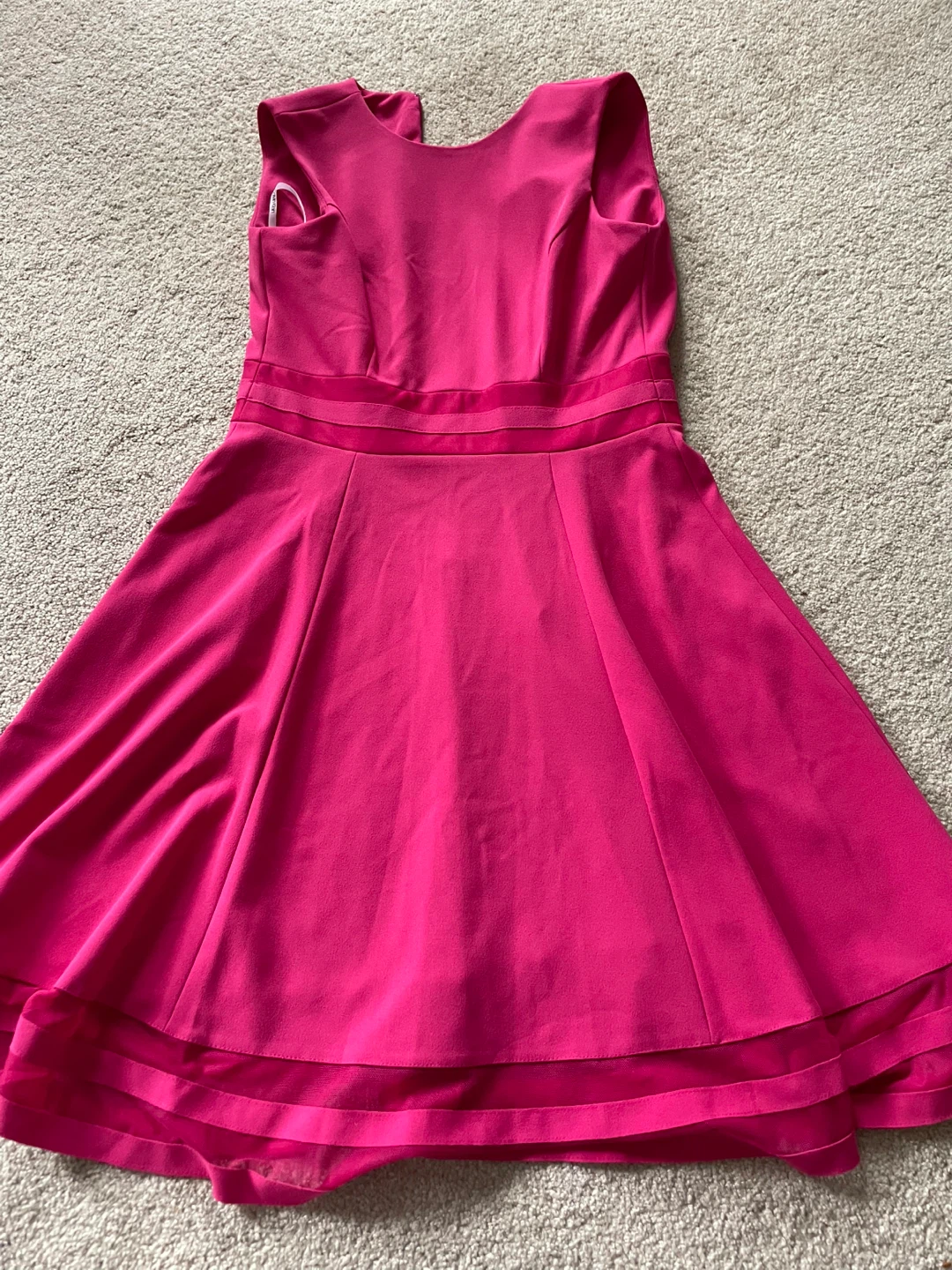 Calvin Klein Women's Pink Sleeveless Fit & Flare Dress - photo 3