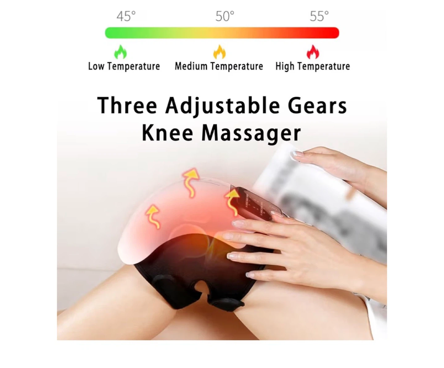 Adjustable Knee Massager with Heat - photo 2