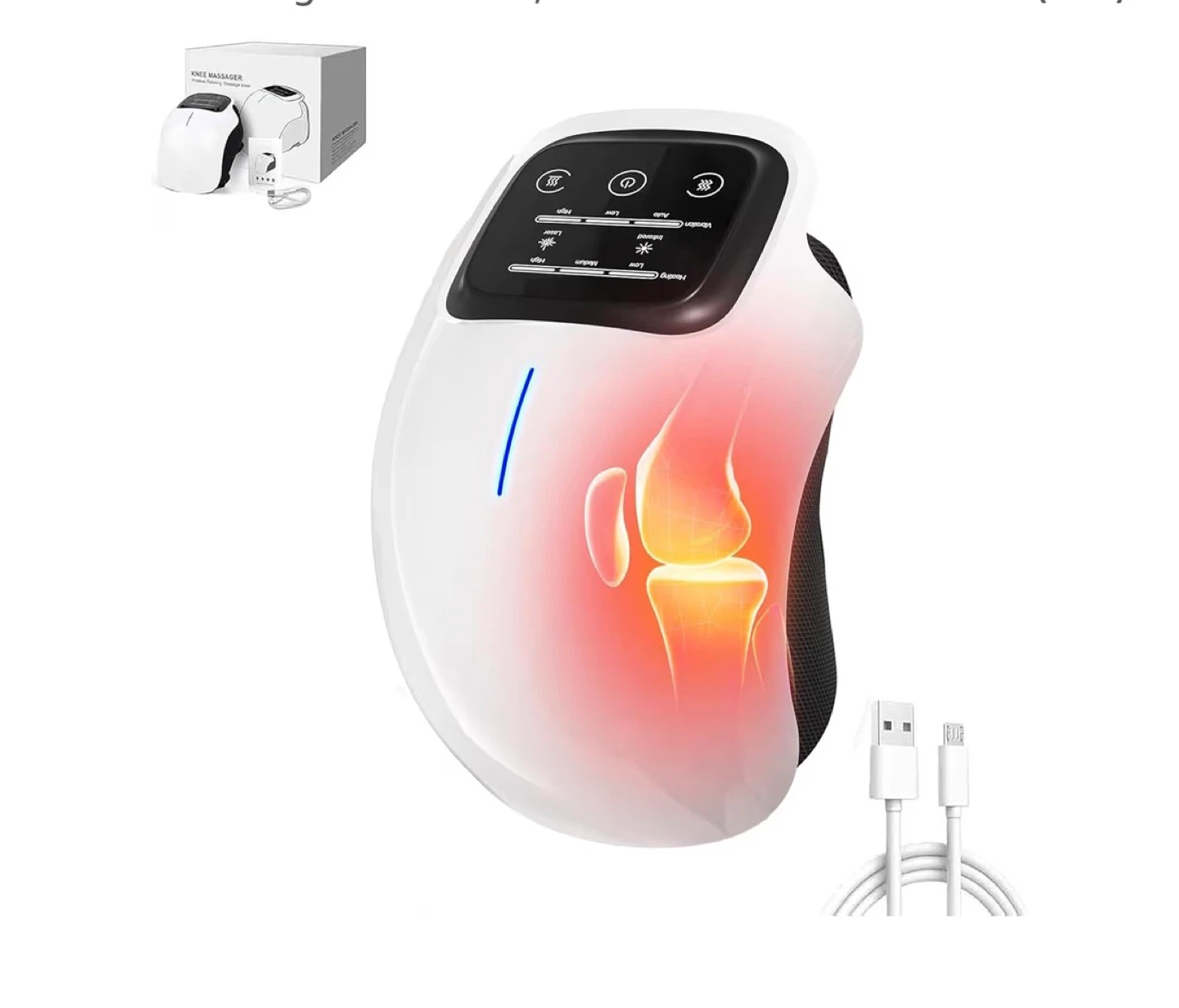 Adjustable Knee Massager with Heat