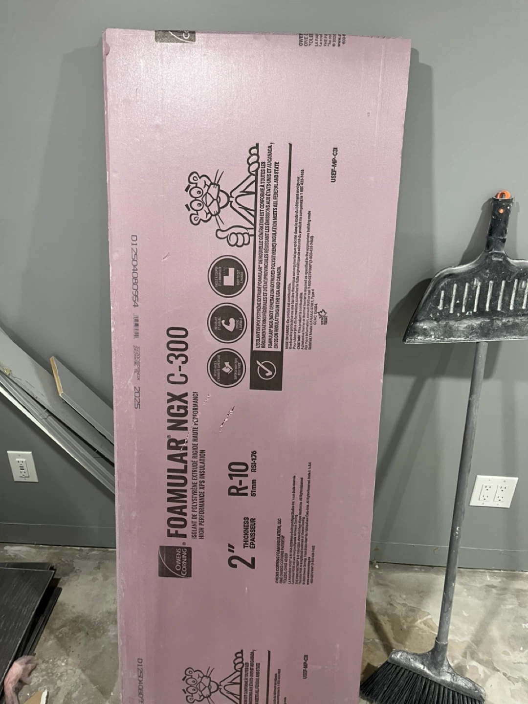 Owens Corning FOAMULAR NGX C-300 Insulation Board