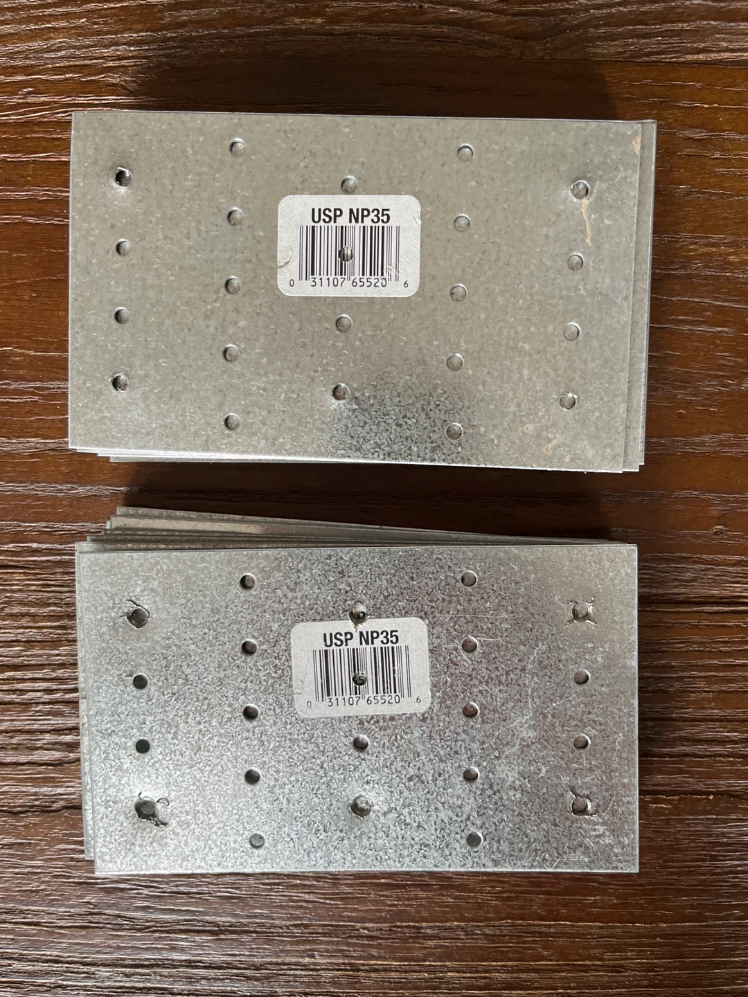 MiTek NP35 Nail Plates - 20 Gauge Steel, Galvanized