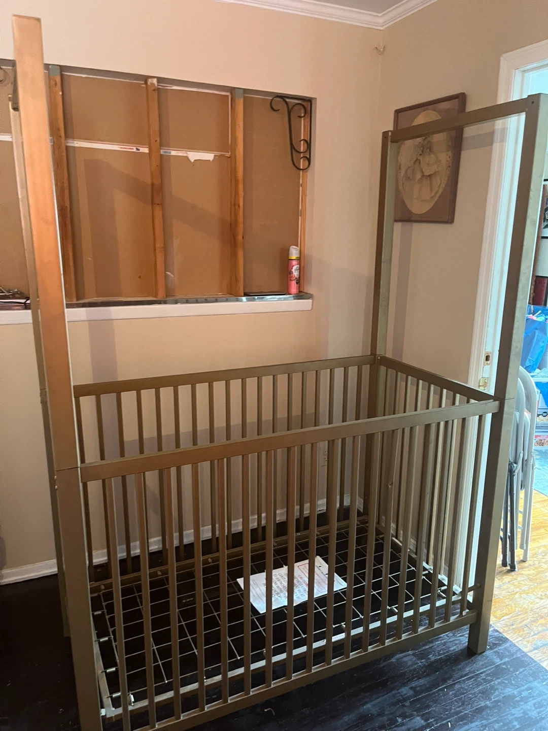 Gold Metal Crib - photo 2