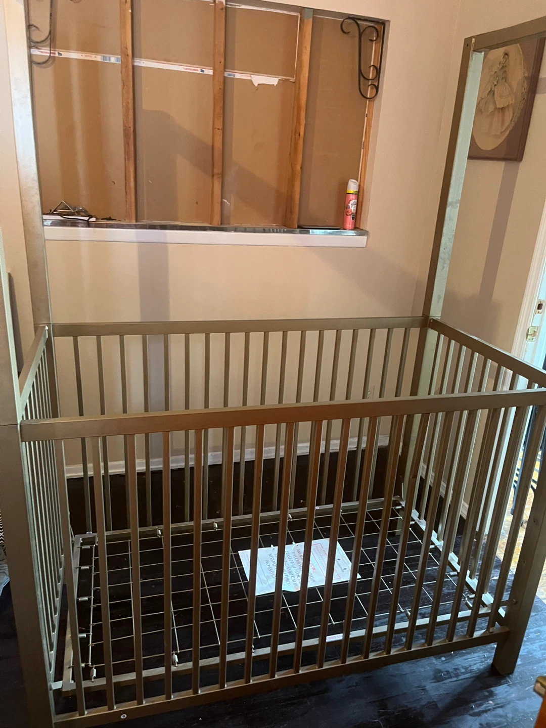 Gold Metal Crib - photo 3
