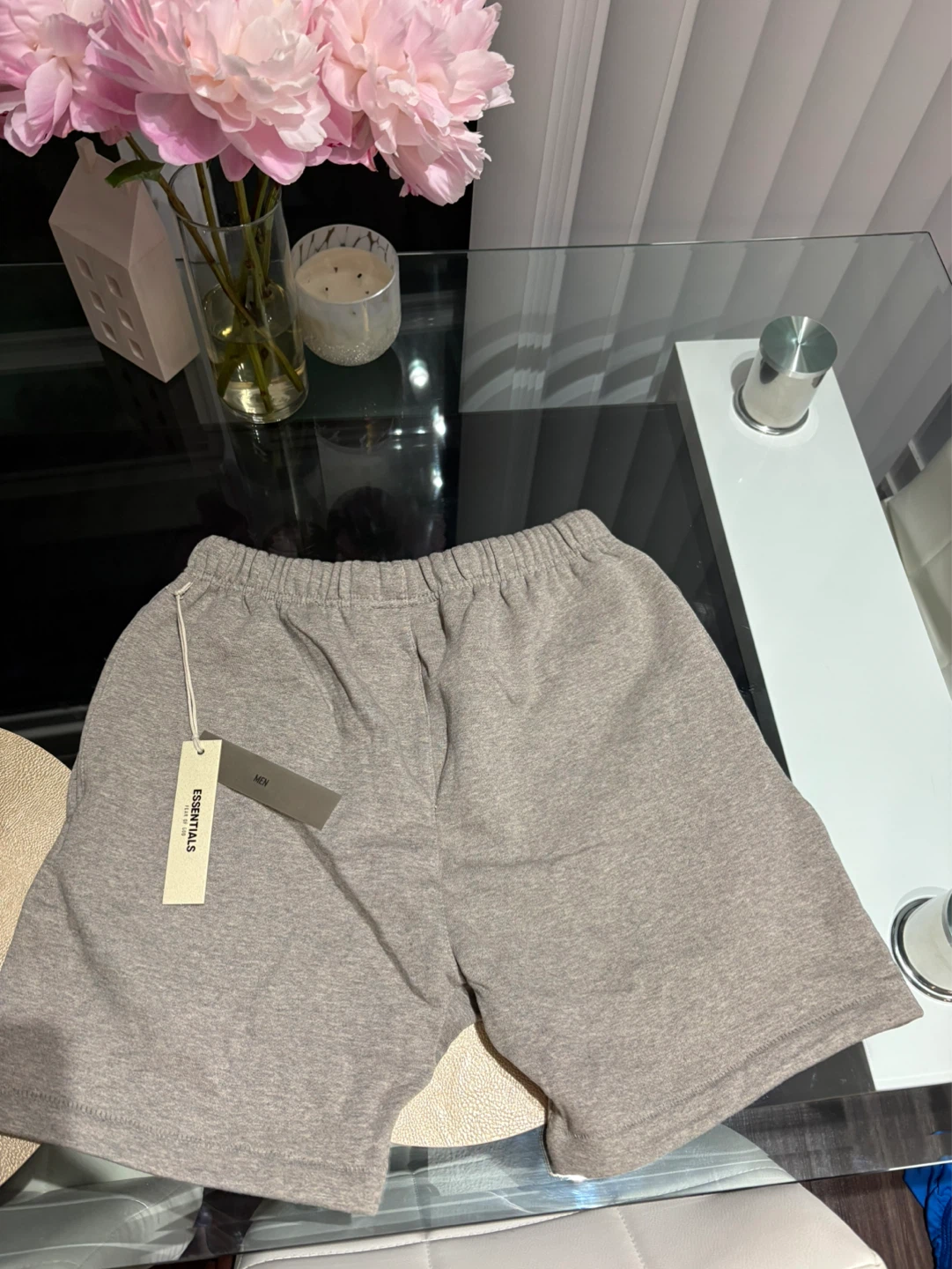 Fear of God Essentials Grey Sweat Shorts - photo 3