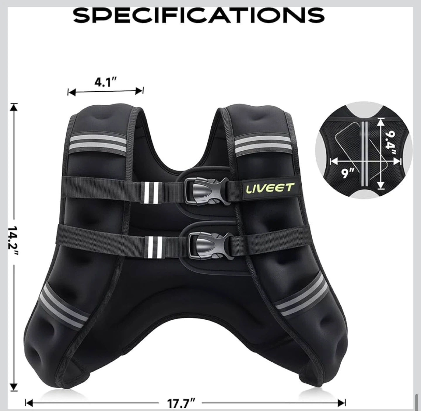 LIVÉET Grab-and-Train Vest 25lb - photo 4
