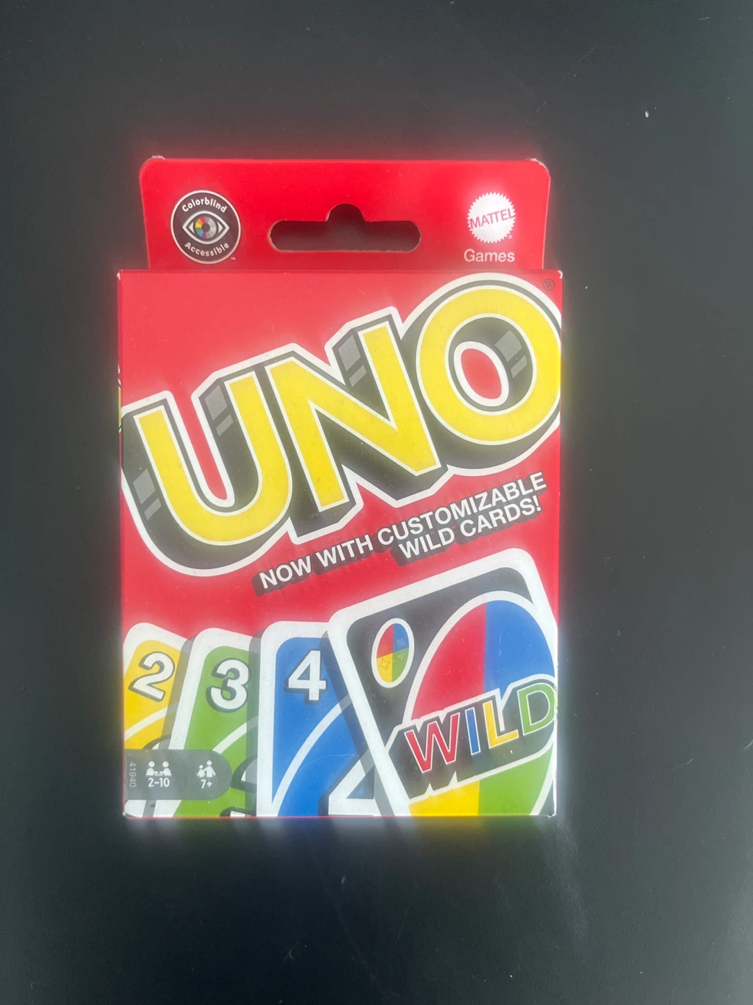 UNO Card Game with Customizable Wild Cards