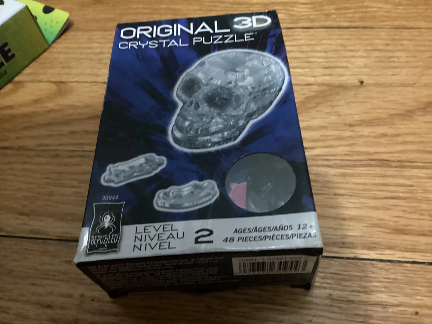 Sealed BEPUZZLED Original 3D Crystal Skull Puzzle - 48 Pieces