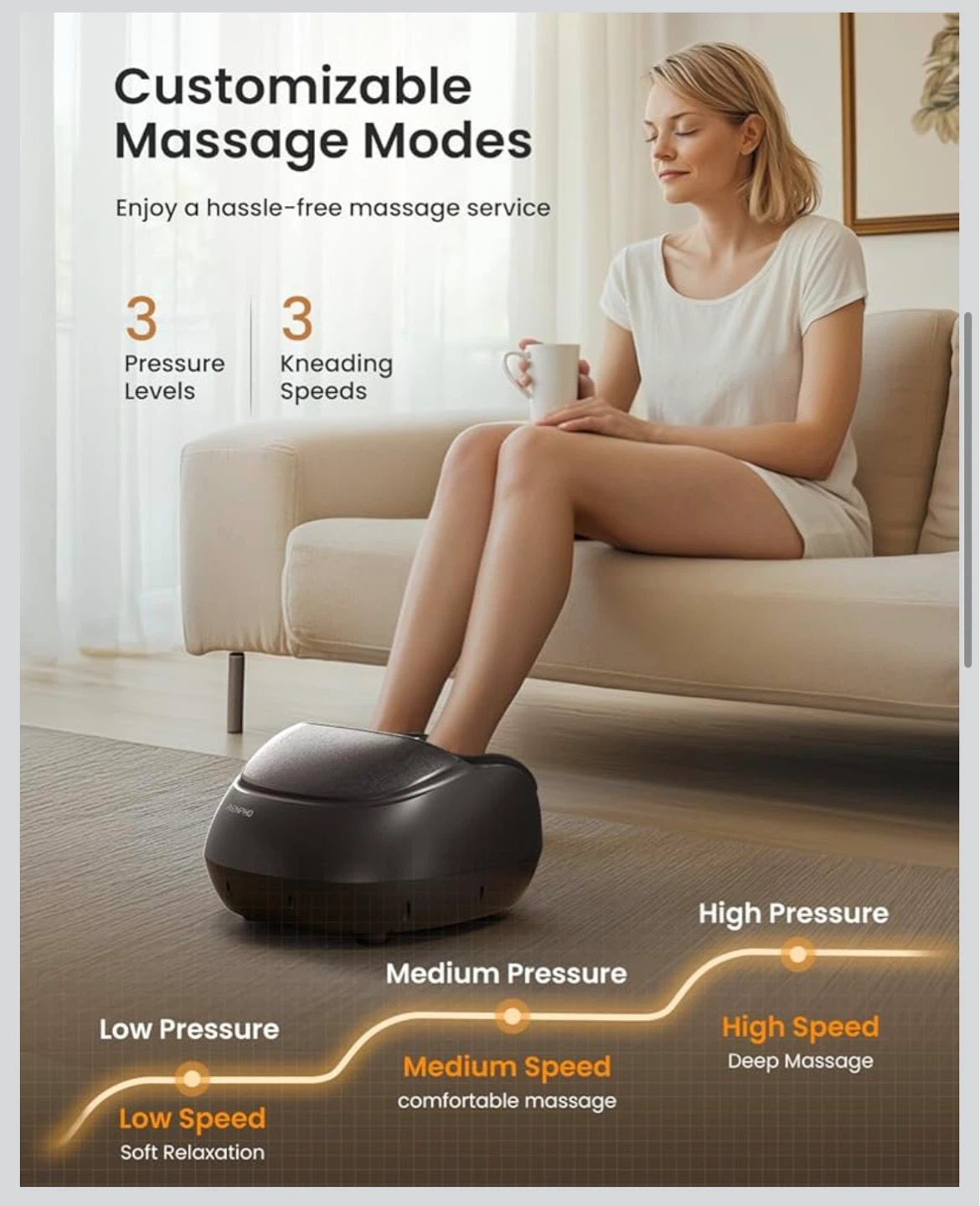 RENPHO Foot Massager with Heat - photo 3